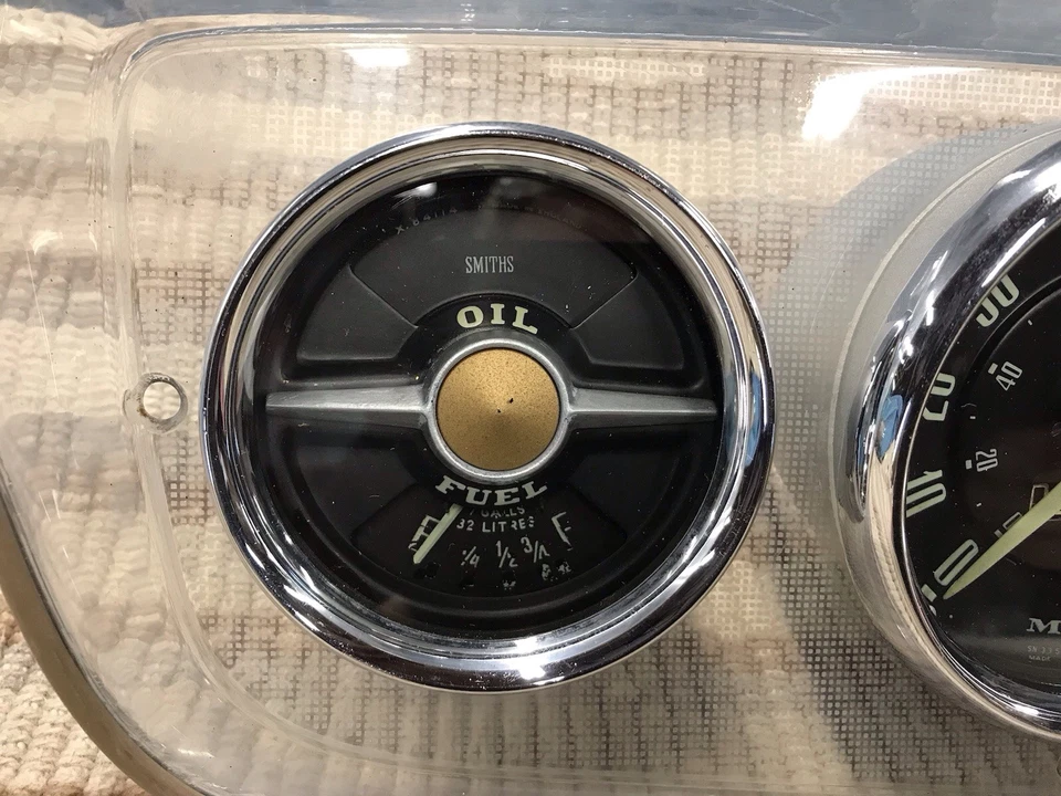 SMITHS VELOCÍMETRO CALIBRE CLUSTER HILLMAN 1956-58 MINX DELUXE I & II De colección Foto 3 de 4