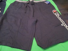 NWT CHAMPION MENS 3 POCKET KNIT SWEAT SHORTS NAVY MEDIUM TALL MT