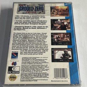 Ground Zero Texas Sega CD Sealed New Authentic