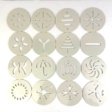 Pampered Chef Cookie Press #1525 Replacement Discs – YOU CHOOSE – 16 Designs