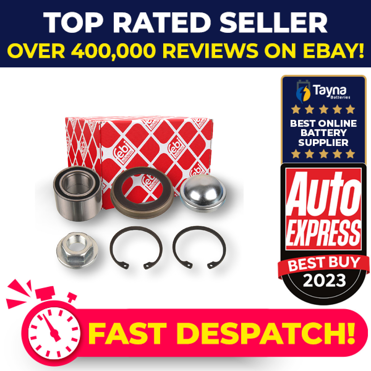 Wheel Bearing Kit fits MAZDA 2 DY 1.6 Rear 03 to 07 FYJA D35026151B D35026151C