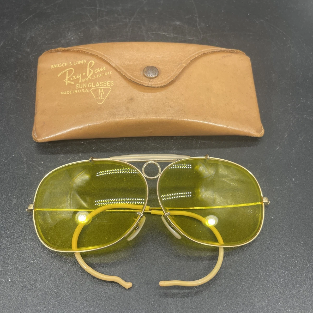 小物 vintage B&L RAYBAN SHOOTER Kalichrome Vintage Ray Ban Shooter Kalichrome 62mm B&L USA Sunglasses