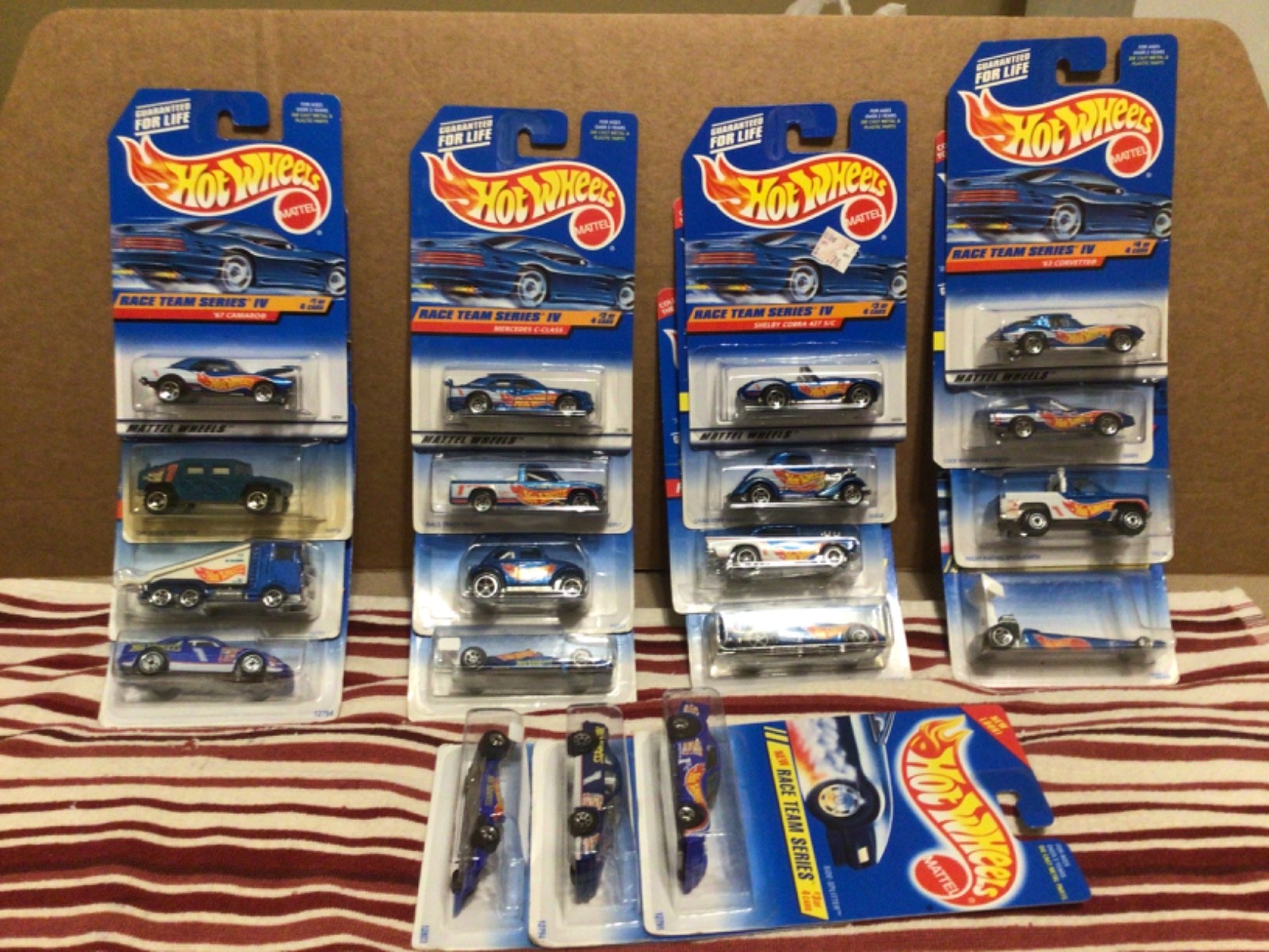 2026 Hot Wheels 1994,95,96,97, Race Team series complete sets of 4 see photos