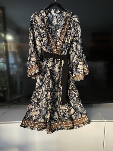 Calvin Klein Boho Hängerchen Kleid Ibiza NEU XL(42/44)Np 99.90€ Erdtöne Herbst - Bild 5 von 9