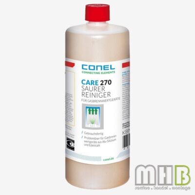 Conel CARE 270 Saurer Reiniger für Gasbrennwertgeräte 1L gebrauchsfertig CARESR1