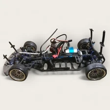 Yokomo Drift Package Carbon Conversion RC with Custom OP Parts Used