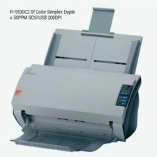 FI-5530C2 Sf Color Simplex Duplex 50PPM SCSI USB 200DPI