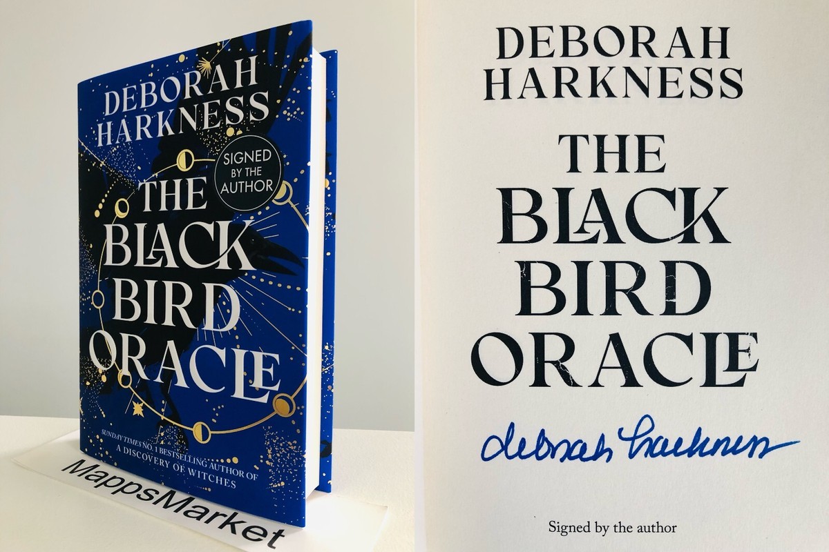 SIGNED The Black Bird Oracle by Deborah Harkness WATERSTONES UK 1