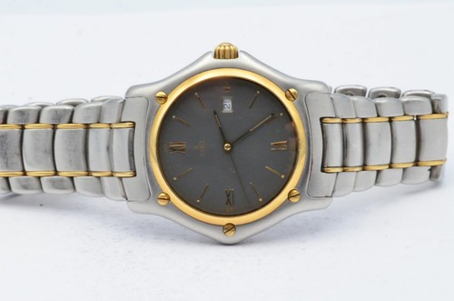 Ebel 1911 Men's Watch Steel/Gold 37MM 2 Top Condition 5 Orig. Steel Bracelet - Picture 6 of 9