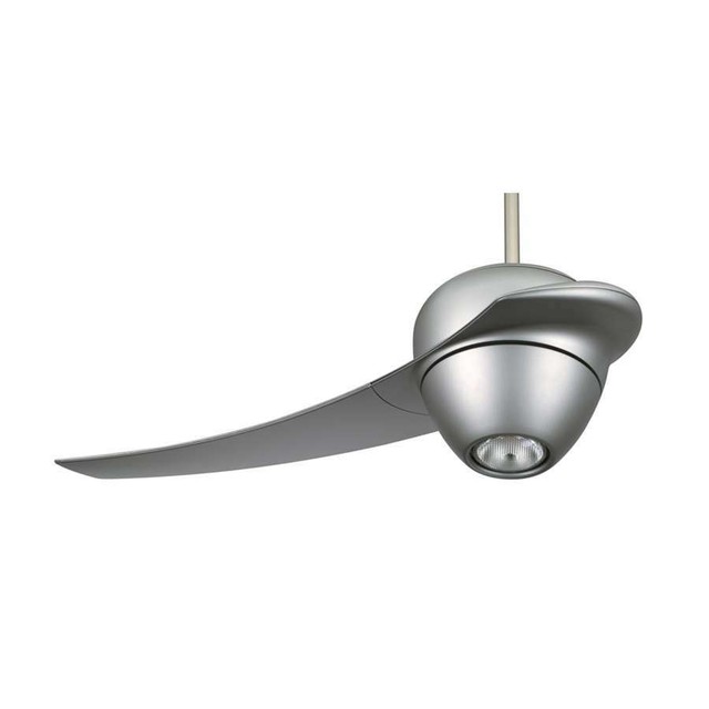 Enigma 220v Contemporary Single Blade Ceiling Fan In Metro Gray