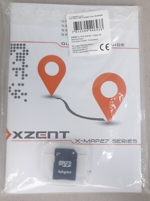 XZENT X-MAP27-MH1 FULL EUROPE für Infotainer X-F275 Micro SD, NEU, 7612309406433