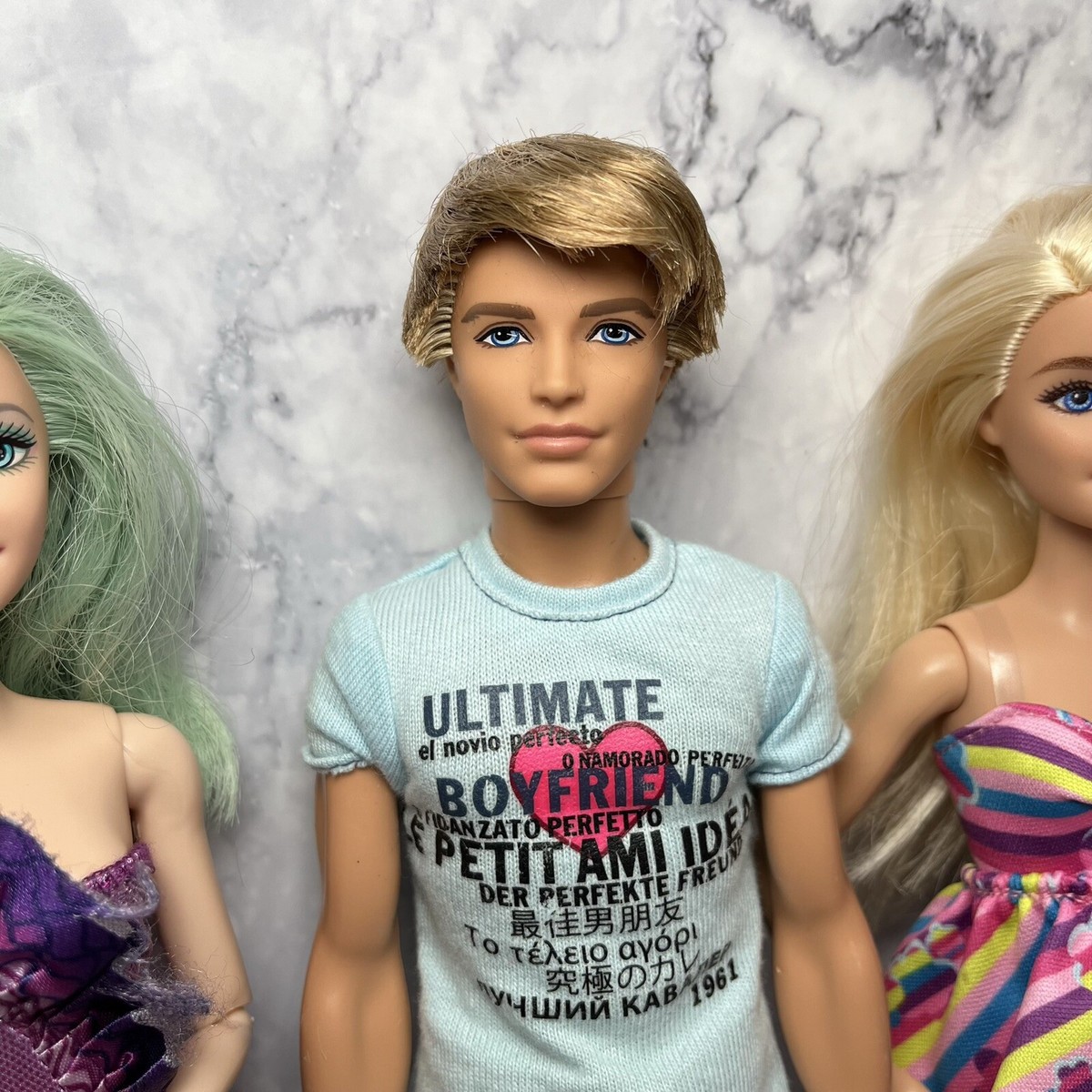 Barbie Doll Facemold Bundle Crystal, CEO, Teresa, Ken, Millie