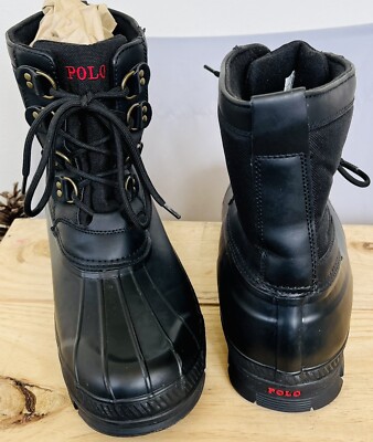 RALPH LAUREN POLO LARGE LOGO CRETWICK RUBBER WINTER BOOTS MENS 12D Polo Ralph Lauren | Shoes | Ralph Lauren Polo Large Logo  main image 3