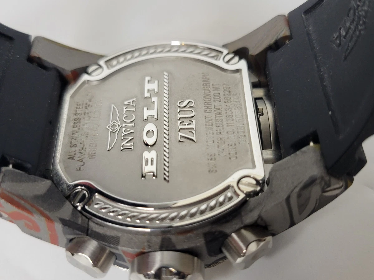 Invicta Reserve Men s Bolt Zeus Magnum Graffiti Chronograph Watch