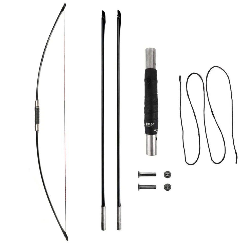 67" Englischer Langbogen 25-120lbs Takedown Traditionelle Bogenschießen Jagd - Bild 2 von 4