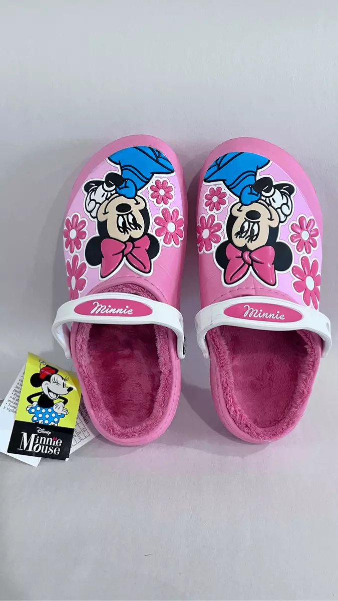 CROCS MINNIE MOUSE FAUX LINING SANDALS CLOGS JUNIORS SIZE 3 NEW eBay