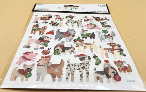 Glitter Christmas Pets/Animal Stickers - 26 Piece, BRAND NEW - Picture 3 of 4