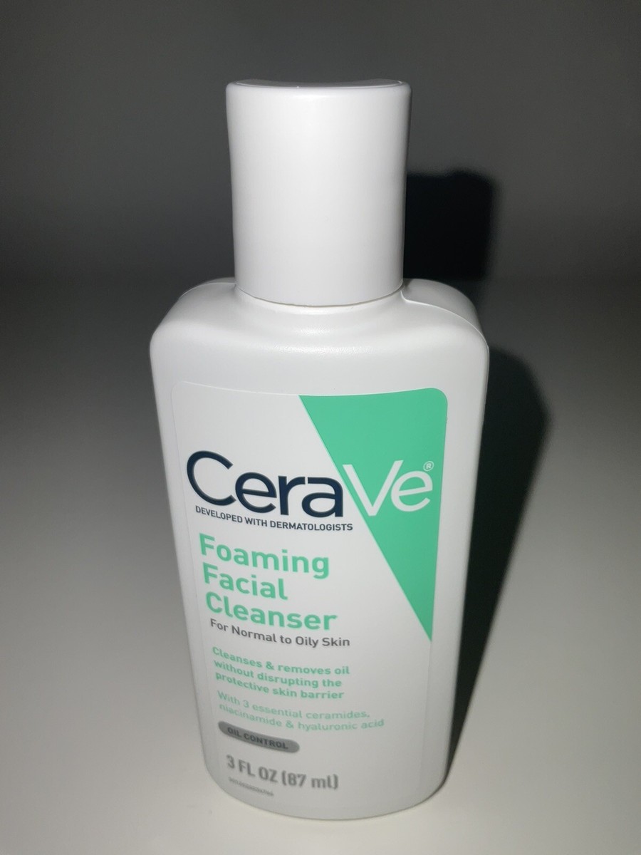 CeraVe Foaming Facial Cleanser 3本セット CeraVe Foaming Facial Cleanser for Normal to Oily Skin, 3 fl