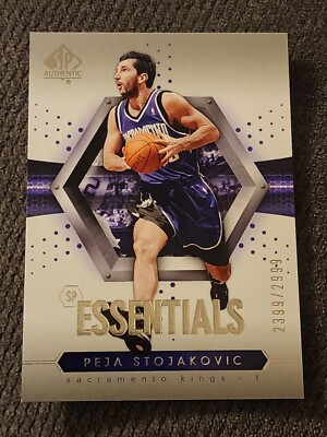 2004-05 Peja Stojakovic SP Authentic SP Essentials /2999 Kings #125