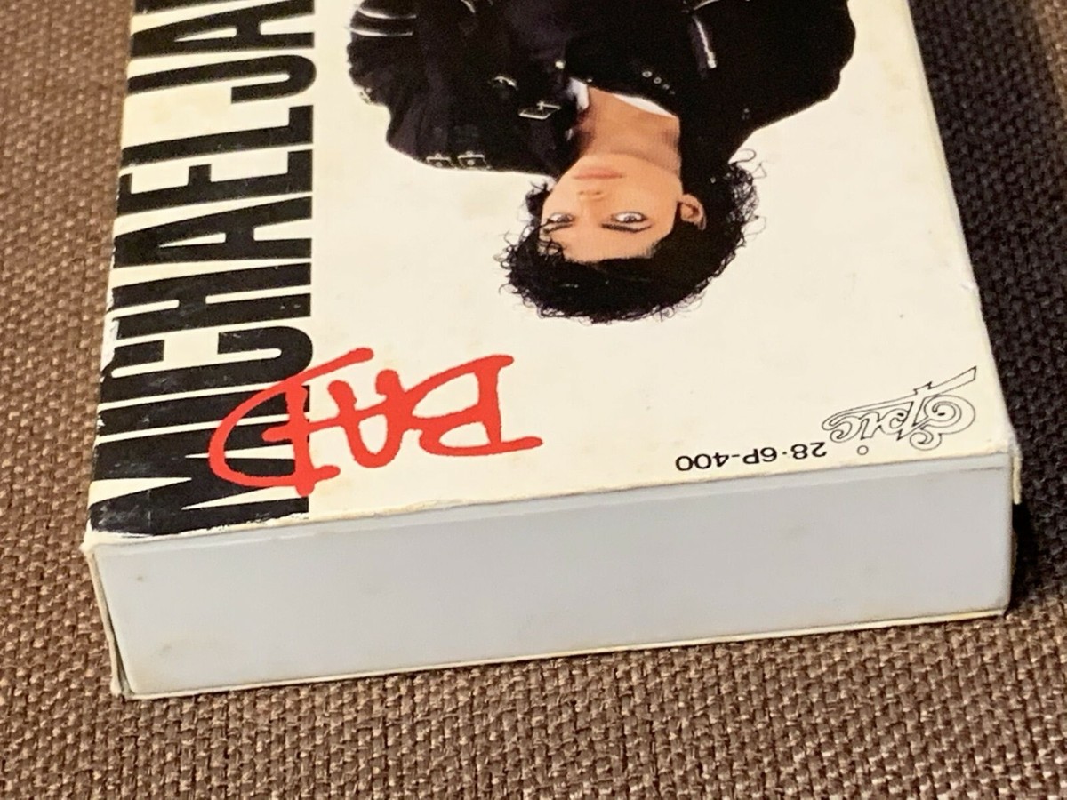 Michael Jackson Bad Japan Cassette Tape 1987 Slip Case Michael Jackson Bad Japan Cassette Tape 1987 Slip Case