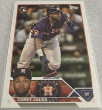 2023 Topps Update Series Baseball Corey Julks Houston Astros Rookie #US228