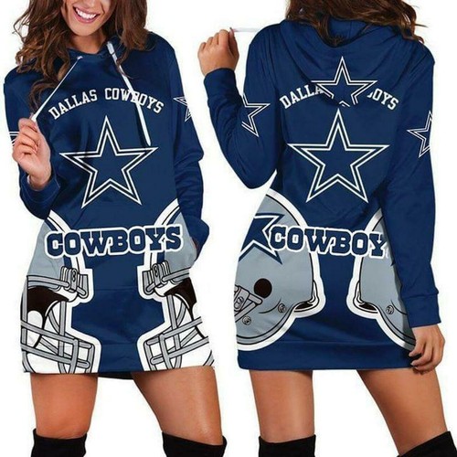 Dallas Cowboys Women's Hoodie Dress 
