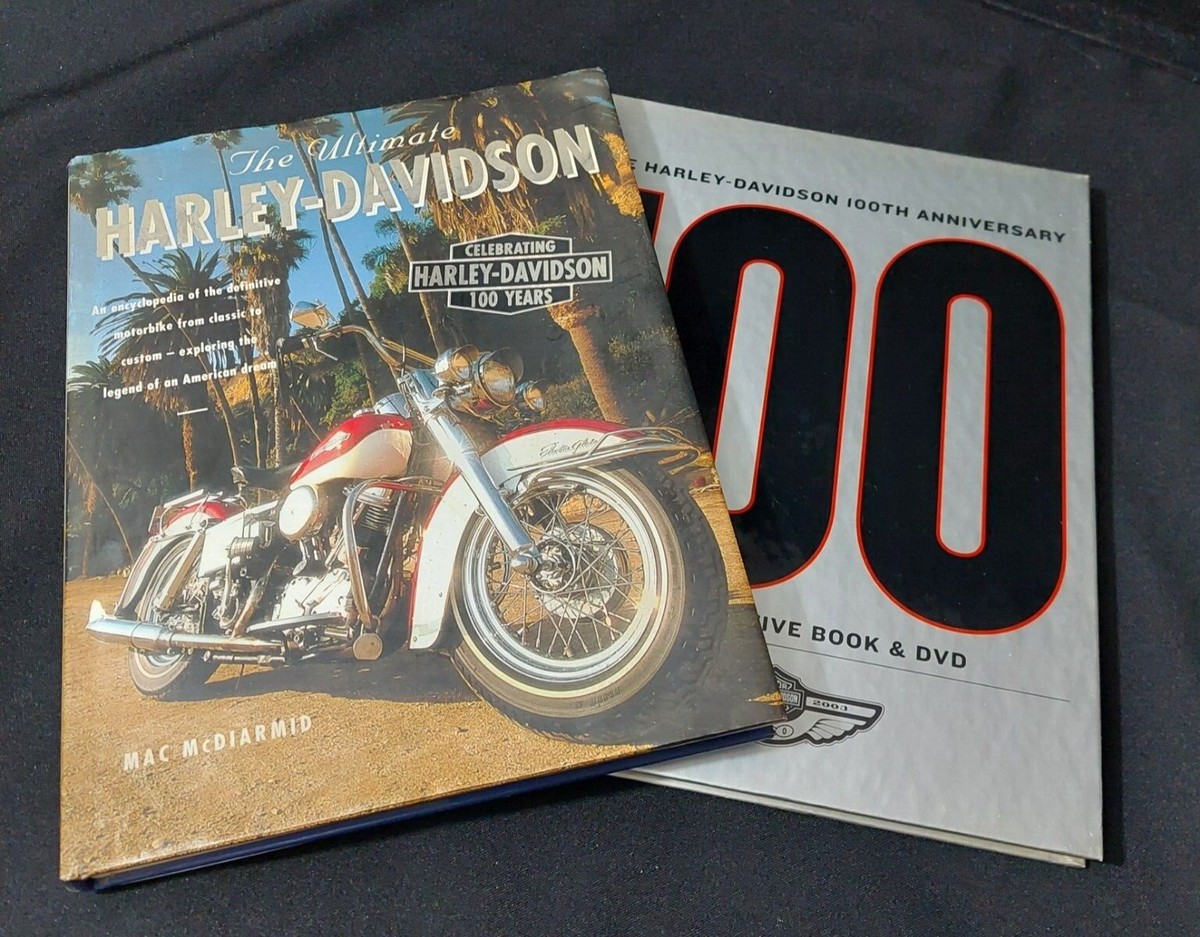 2 Harley Davidson Books, Celebrating 100 Years and 100th