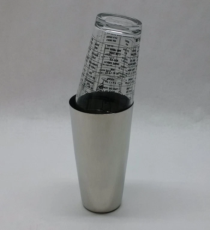 4 piezas. BOSTON COCKTAIL SHAKER Pro Bartender Bebida Mezcla y Muddling Bar Kit Foto 2 de 4