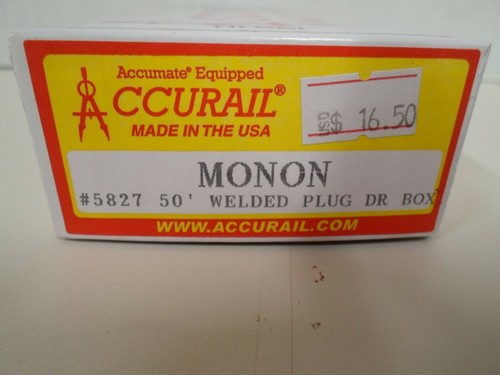 Coche de carga Accurail #5827 MONON 50 ft puerta enchufe de soldadura | Zustand: New