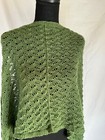Ob.D. Handmade, Hand Knit Zig-Zag Lace & Bobbles Stole/Light Wrap — photo 5