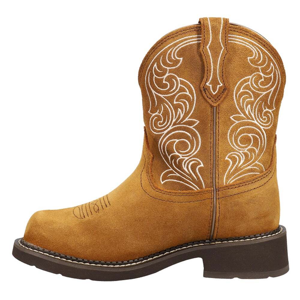 Ariat Fatbaby Heritage Waterproof Round Toe Cowboy Womens Brown Casual