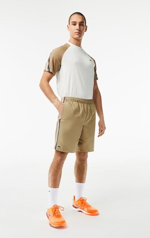 МУЖСКИЕ ТЕННИСНЫЕ ШОРТЫ ИЗ ПЕРЕРАБОТАННОГО ПОЛИЭСТЕРА Lacoste большого размера 14990₽