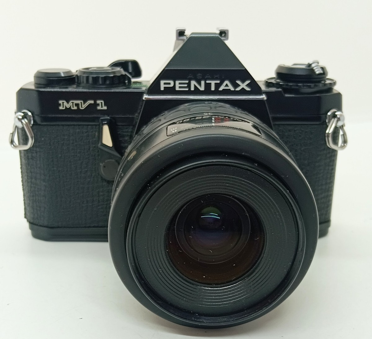 フィルムカメラ PENTAX MV-1 Black 35mm SLR 35-80mm Lens EXC+++++] PENTAX MV-1 Black 35mm SLR PENTAX AF 35-80mm Lens