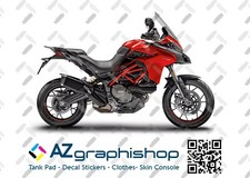 PROTEZIONI LATERALI SERBATOIO DUCATI MULTISTRADA 950 S RED LOGO STYLE L-071R