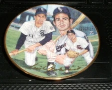 LUIS APARICIO SIGNED AUTOGRAPH Gartlan Miniature 3 Inch Plate WHITE SOX PIVOTMAN