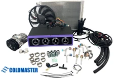 A/C KIT UNIVERSAL UNDERDASH EVAPORATOR - 404 12V "PREMIUM" PURPLE H & C W/7B10