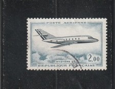L6456 FRANCE timbre Y&T N° PA 42 de 1965 " Mystere 20 " oblitéré