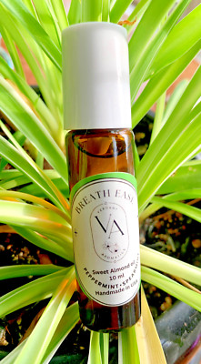 Breath Ease Essential Oil Roll On  (All natural handmade in USA)