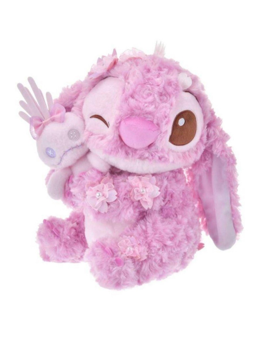 Japan Tokyo Disney Store Stitch & Scrump Plush Toy SAKURA