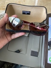 Occhiali da sole Chanel 4117-B 124/7E 62 16 125 senza montatura cristallo Swarovski CC 🔥🔥