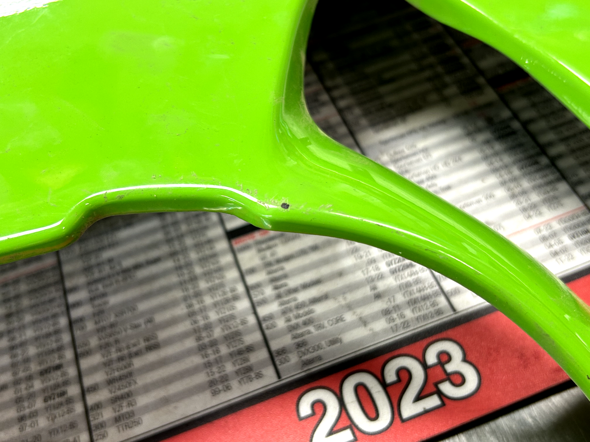 2000-01 KAWASAKI ZX6 ZX600 LEFT SIDE LOWER FAIRING /FRONT