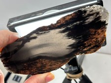 Tri-flow Sheen/Lace Obsidian Slab Lapidary Cabbing Knapping Combo ship avail