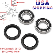 US For Kawasaki 2510 3010 4010 Mule Front Wheel Bearing & Seal Kit #92049-1513