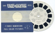 DANCES of INDIA 1952 Scarce Sawyer's View-Master Single Reel 4309