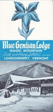 c1970 Blue Gentian Lodge Londonderry Vermont Brochure