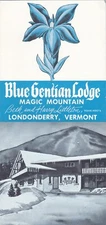 c1970 Blue Gentian Lodge Londonderry Vermont Brochure