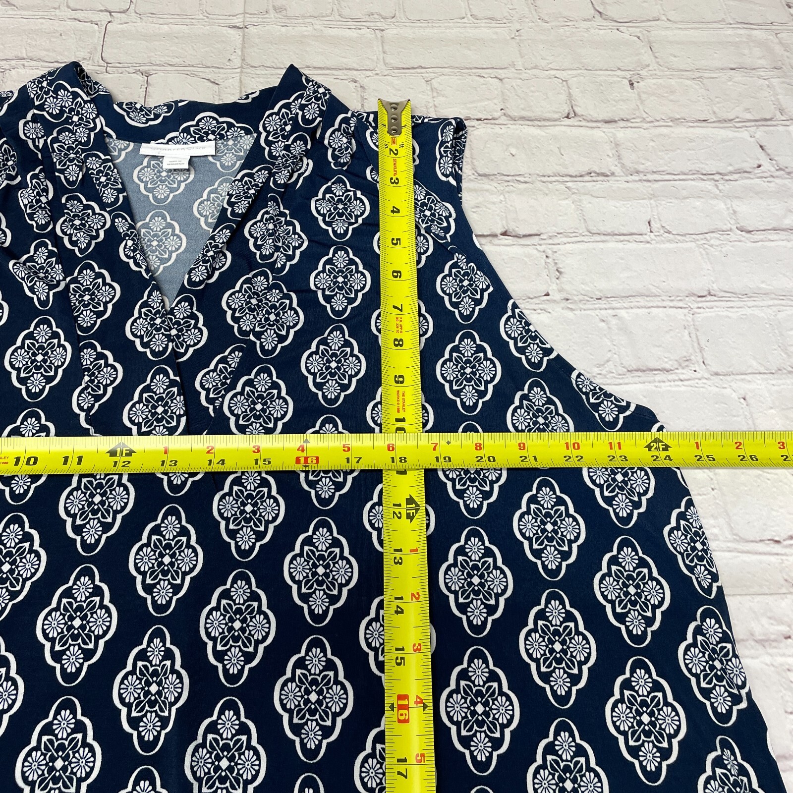 Charter Club Women Sleeveless Blouse Top Shirt Size 3X Blue B339 -18 | eBay