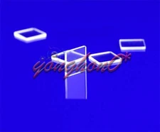 ONE DOUBLE SIDED POLISHING JGS1 FUSED SILICA QUARTZ GLASS SHEET 50*50*1MM