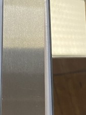 2-Pk Stainless Steel Flat Stock 1/8 x 1.25 x6" brushed 1 side polished 1/2lb ea
