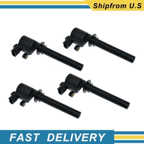 4PCS Ignition Coils 6G33-12A366-CA for Aston Martin Vantage Coupe Convertible